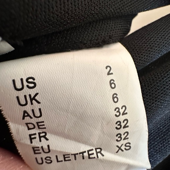 NWT Kate Kasin Long Black Sequin Maxi Dress 2 XS‎ Womens Sleeveless V Neck - Picture 11 of 12